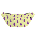 Cute Eggplant Pattern Print Fanny Pack