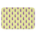 Cute Eggplant Pattern Print Indoor Door Mat