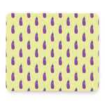 Cute Eggplant Pattern Print Mouse Pad