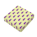 Cute Eggplant Pattern Print Outdoor Seat Cushion Cover