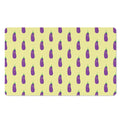 Cute Eggplant Pattern Print Polyester Doormat