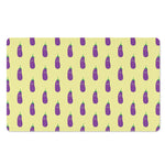 Cute Eggplant Pattern Print Polyester Doormat