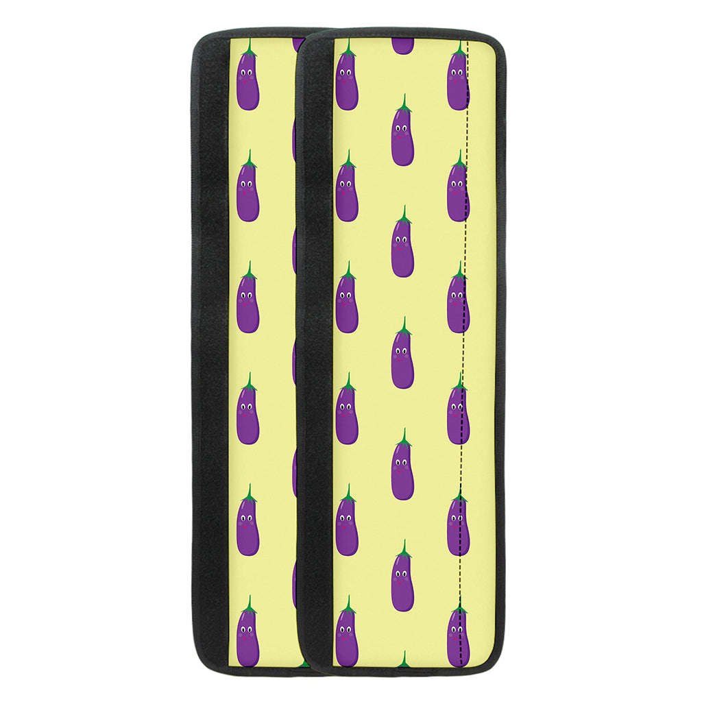 Cute Eggplant Pattern Print Refrigerator Handle Covers