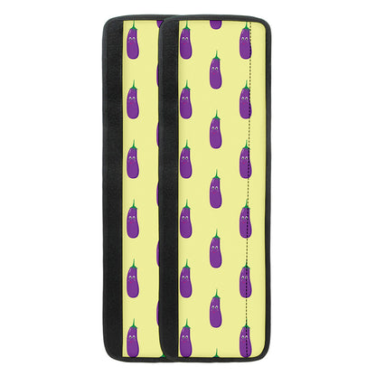 Cute Eggplant Pattern Print Refrigerator Handle Covers
