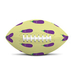 Cute Eggplant Pattern Print Rugby Ball