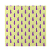 Cute Eggplant Pattern Print Silk Bandana