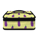 Cute Eggplant Pattern Print Small Lunch Bag