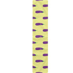 Cute Eggplant Pattern Print Table Runner