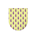 Cute Eggplant Pattern Print Toilet Lid Cover
