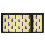 Cute Eggplant Pattern Print Trifold Wallet
