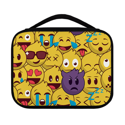 Cute Emoji Pattern Print Classic Bible Case