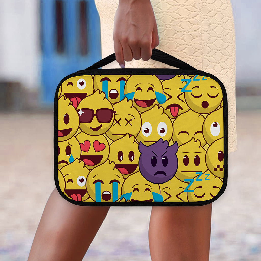 Cute Emoji Pattern Print Classic Bible Case