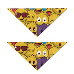 Cute Emoji Pattern Print Dog Bandana