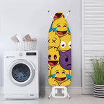 Cute Emoji Pattern Print Ironing Board Cover