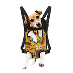 Cute Emoji Pattern Print Pet Carrier Backpack