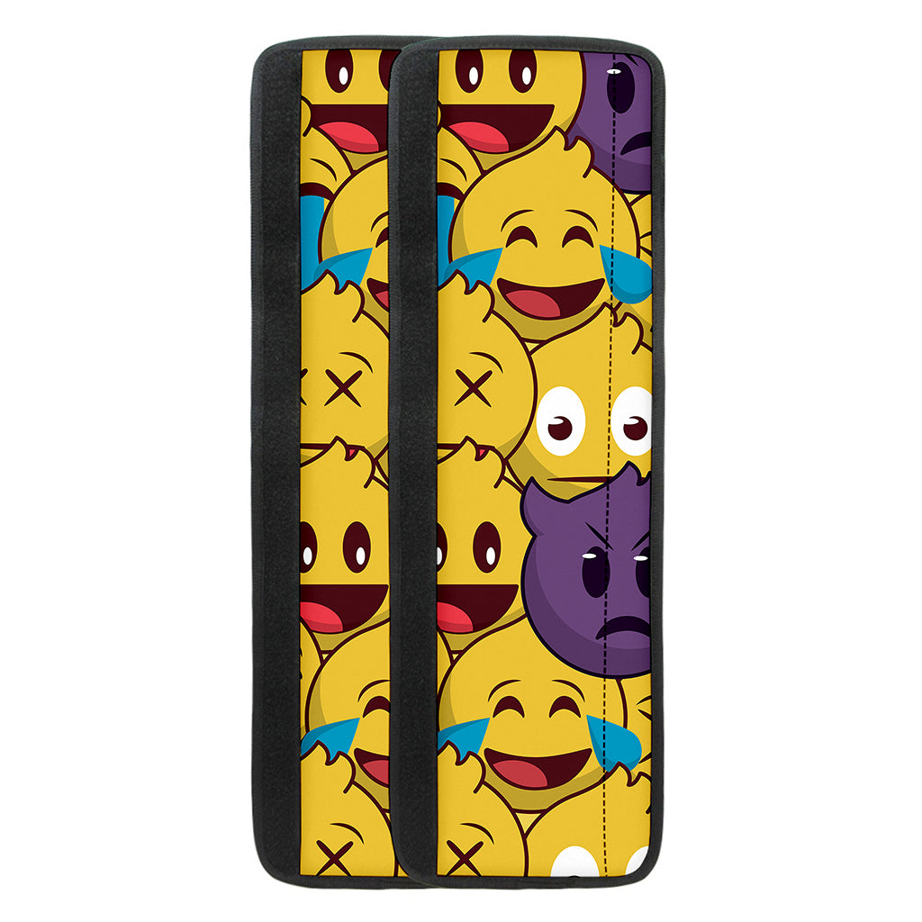 Cute Emoji Pattern Print Refrigerator Handle Covers