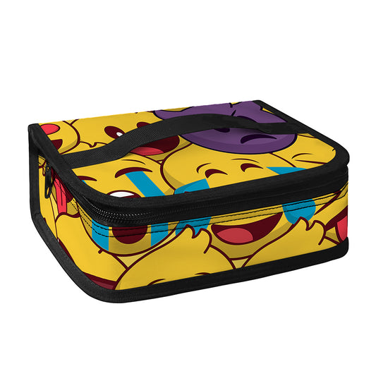 Cute Emoji Pattern Print Small Lunch Bag