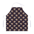 Cute English Bulldog Pattern Print Adjustable Apron