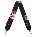 Cute English Bulldog Pattern Print Bag Strap