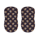 Cute English Bulldog Pattern Print Bar Stool Covers