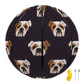 Cute English Bulldog Pattern Print Basketball