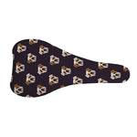 Cute English Bulldog Pattern Print Bicycle Seat Cover