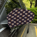 Cute English Bulldog Pattern Print Car Side Mirror Covers