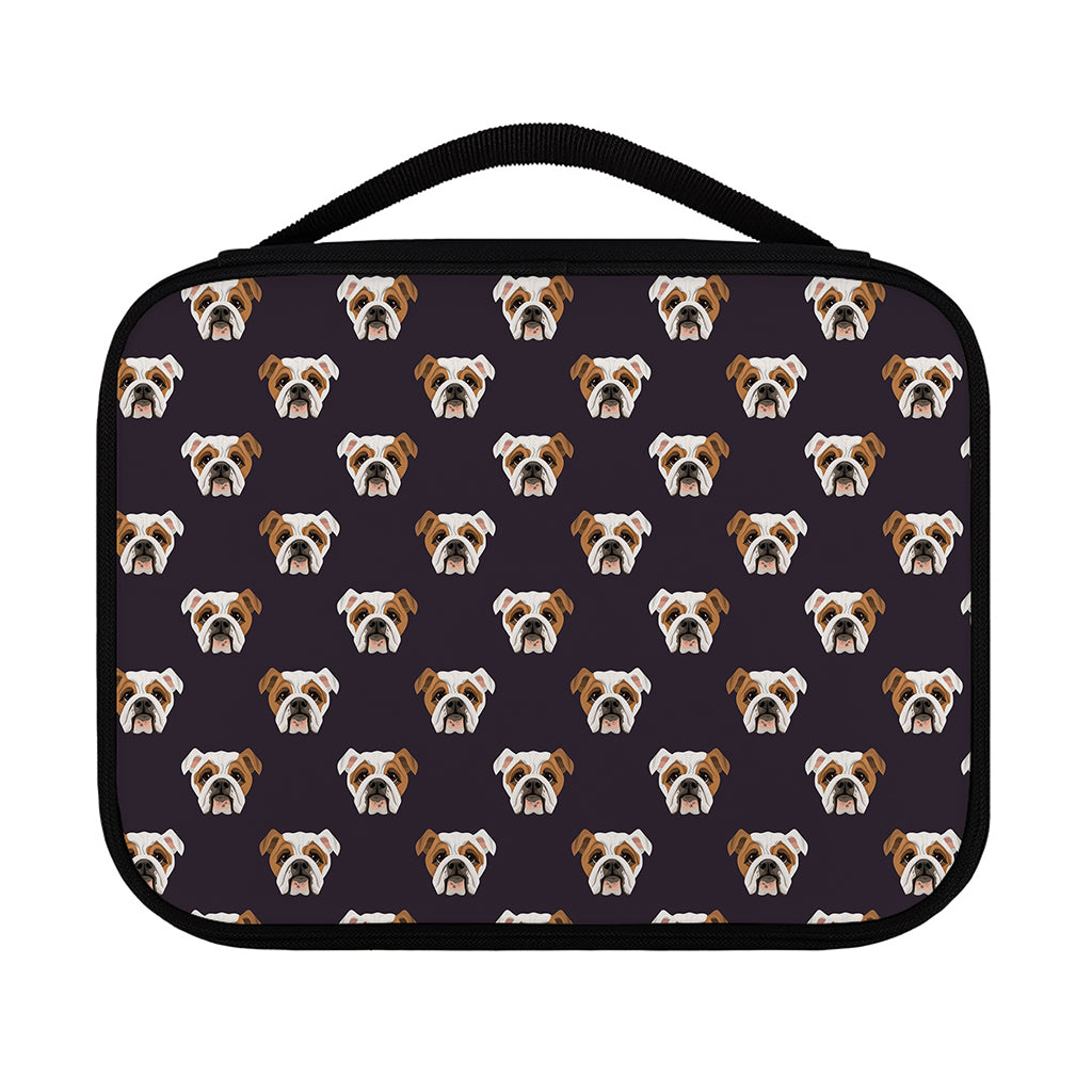 Cute English Bulldog Pattern Print Classic Bible Case