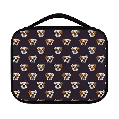 Cute English Bulldog Pattern Print Classic Bible Case