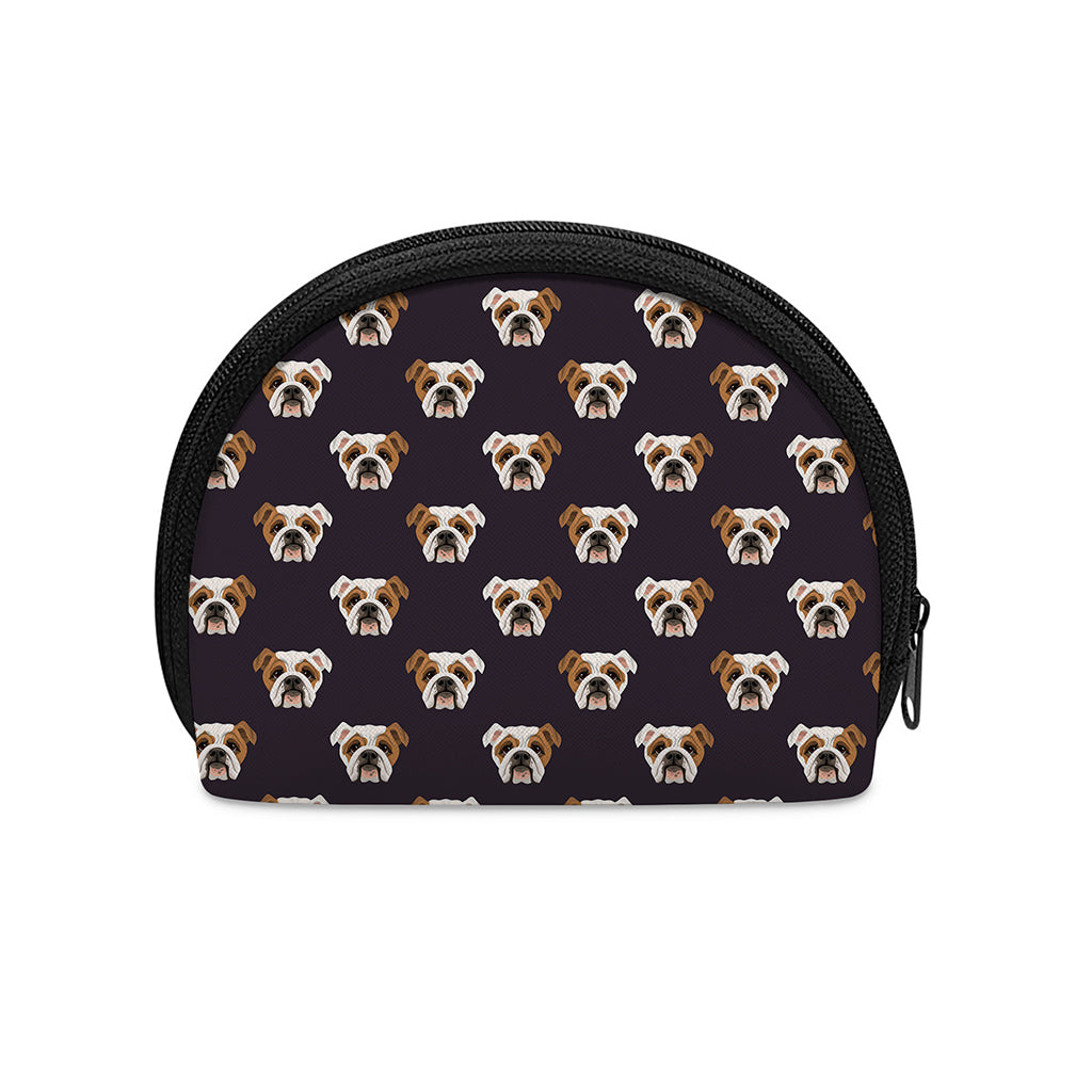 Cute English Bulldog Pattern Print Coin Purse