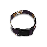 Cute English Bulldog Pattern Print Dog Collar