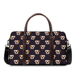 Cute English Bulldog Pattern Print Duffle Bag