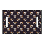 Cute English Bulldog Pattern Print Golf Cart Seat Cover
