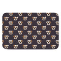 Cute English Bulldog Pattern Print Indoor Door Mat