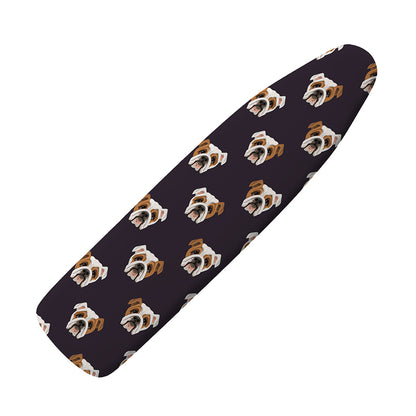 Cute English Bulldog Pattern Print Ironing Board Cover