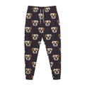Cute English Bulldog Pattern Print Jogger Pants