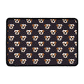 Cute English Bulldog Pattern Print Kitchen Mat