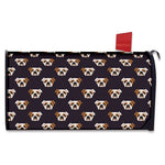 Cute English Bulldog Pattern Print Mailbox Cover