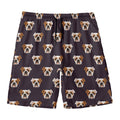 Cute English Bulldog Pattern Print Men's Swim Trunks