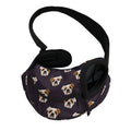 Cute English Bulldog Pattern Print Pet Sling Carrier