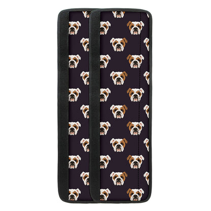 Cute English Bulldog Pattern Print Refrigerator Handle Covers