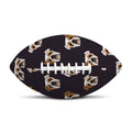 Cute English Bulldog Pattern Print Rugby Ball