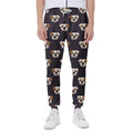 Cute English Bulldog Pattern Print Joggers
