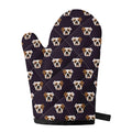 Cute English Bulldog Pattern Print Single Oven Mitt