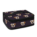 Cute English Bulldog Pattern Print Small Lunch Bag