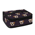 Cute English Bulldog Pattern Print Small Lunch Bag