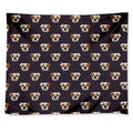 Cute English Bulldog Pattern Print Tapestry