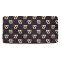 Cute English Bulldog Pattern Print Towel