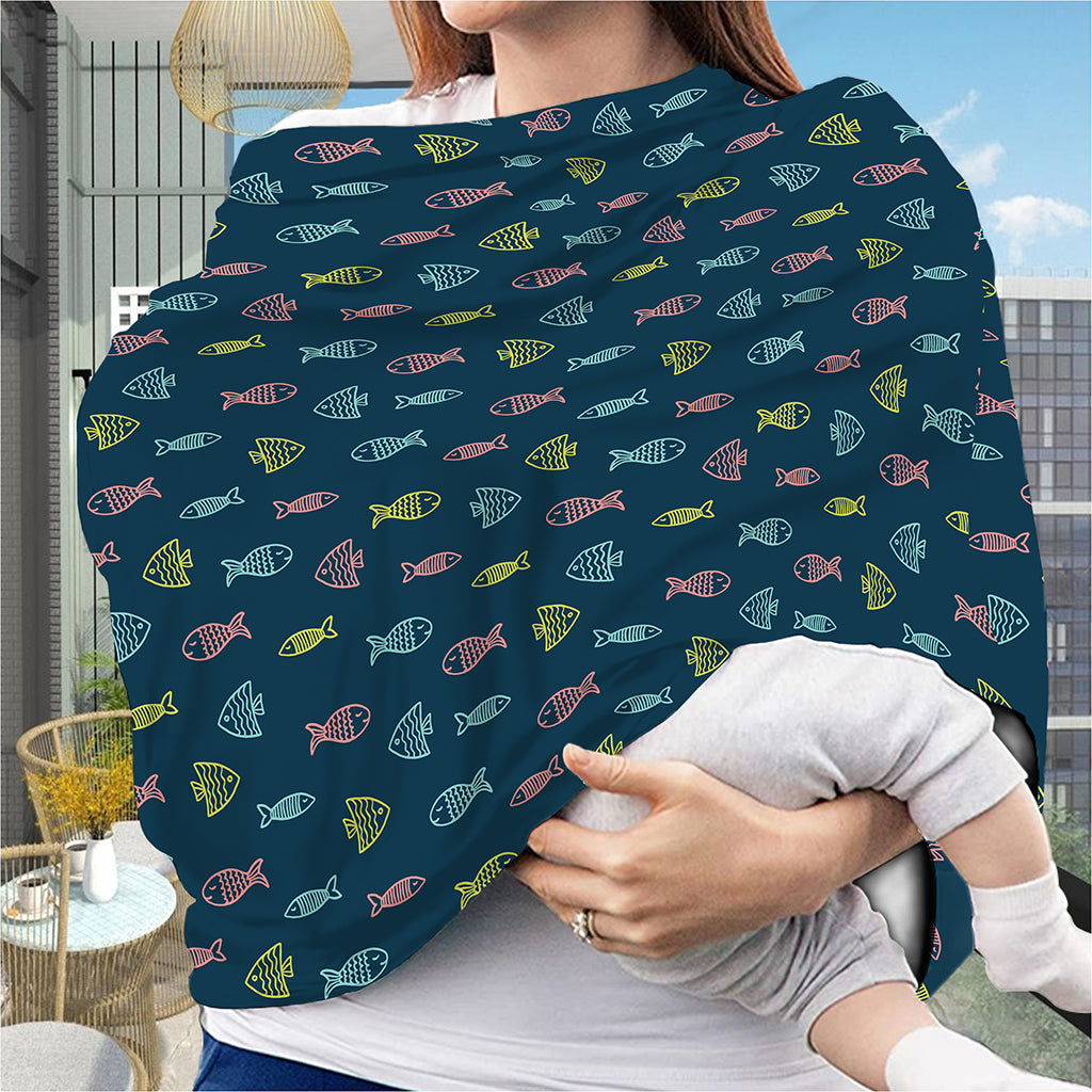 Cute Fish Pattern Print Baby Seat Cover