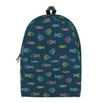 Cute Fish Pattern Print Backpack